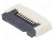 Connector: FFC/FPC; tinned; SMT; 0.4A; 50V; PIN: 10; Mat: LCP; ZIF GCT