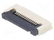 Connector: FFC/FPC; tinned; SMT; 0.4A; 50V; PIN: 14; Mat: LCP; ZIF GCT