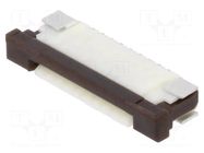 Connector: FFC/FPC; tinned; SMT; 50V; 0.4A; PIN: 9; Tape ph: 1mm; ZIF GCT