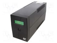 Power supply: UPS; 360W; 600VA; Uin: 220÷240V; 298x101x142mm; 7Ah GREEN CELL