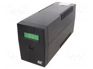 Power supply: UPS; 360W; 600VA; 207÷253V; 298x101x142mm; 7Ah GREEN CELL