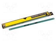 Hacksaw blade-set; metal; 310mm; 18teeth/inch; 5pcs. C.K