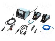 Station: soldering/desoldering; 255W; 120W; 120W; 50÷550°C; 230VAC WELLER
