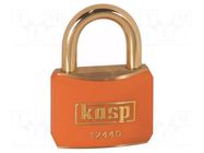 Padlock; shackle; Application: gates,tool chests,cabinets,sheds KASP