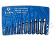 Wrench-set; tubular; 12pcs. IRIMO