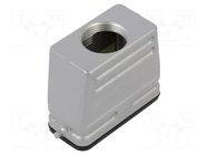 Enclosure for connectors: HDC; size A10; for cable; for latch AMPHENOL