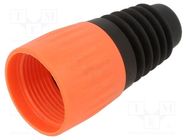 Strain relief; orange; 3.5÷8mm; RAMP CLIFF