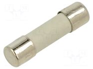 Fuse: fuse; 8A; 125VAC; time-lag; cylindrical; 5x20mm; 5TT; brass BEL FUSE