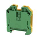PE terminal, Screw connection, 35 mm², 800 V, Number of connections: 2, Number of levels: 1, Green/yellow Weidmuller