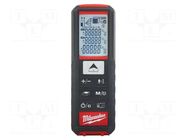 Distance meter; LCD; 0.05÷50m; IP54; Body dim: 119x40x32mm; Unit: m Milwaukee