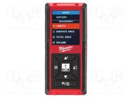 Distance meter; LCD; 0.15÷45m; IP54; Body dim: 105x48x24mm Milwaukee