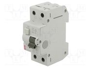 RCBO breaker; Inom: 10A; Ires: 30mA; Poles: 2; 230/400VAC; IP20; KZS ETI POLAM