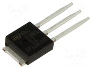 Transistor: N-MOSFET; unipolar; 600V; 1.51A; Idm: 9.6A; 45W; IPAK STMicroelectronics
