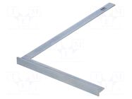 Try square; 600x330mm; with foot; Plating: zinc SCALA