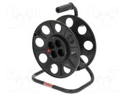 Cable reel; with socket; Sockets: 4; CEE 7/3 (F) socket JONEX