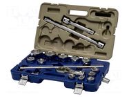Wrench-set; 6-angles,socket spanner; 3/4"; 17pcs. IRIMO