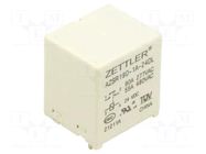 Relay: electromagnetic power; SPST-NO; Ucoil: 24VDC; 90A; PCB; 1.9W ZETTLER