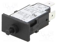 Circuit breaker; Urated: 240VAC; 48VDC; 1.6A; SPST; Poles: 1; MCB SCHURTER