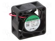 Fan: DC; axial; 12VDC; 40x40x20mm; 18.7m3/h; 28.5dBA; ball; 8200rpm SUNON