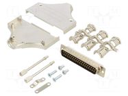 Connector: D-Sub; PIN: 37; plug; male; straight; soldering; black ENCITECH