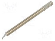 Tip; bent chisel; 0.4x8.6mm; for  soldering iron WELLER
