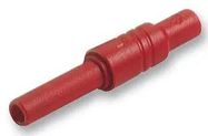SOCKET, 4MM, SAFETY, RED, BUG