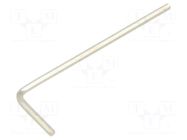 Wrench; hex key; HEX 1.5mm; Overall len: 47mm; steel IRIMO