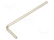 Wrench; hex key; HEX 2mm; Overall len: 52mm; steel IRIMO