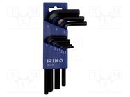 Wrenches set; hex key; 9pcs. IRIMO