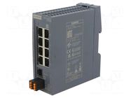 Switch Ethernet; managed; Number of ports: 8; 24VDC; RJ45; IP20 SIEMENS