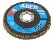 Flap grinding wheels; Ø: 115mm; Øhole: 22.23mm; Granularity: 40 ABRA BETA