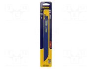 Hacksaw blade-set; metal; 200mm; 18teeth/inch; 2pcs. IRWIN