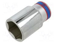 Socket; 6-angles,socket spanner; 42mm; 3/4"; long KING TONY