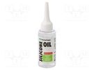 Oil; colourless; silicone; liquid; plastic container; 50ml AG TERMOPASTY