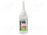 Oil; colourless; silicone; liquid; plastic container; 50ml AG TERMOPASTY