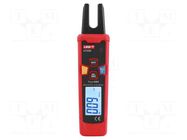 Tester: electrical; LCD; VDC: 60V; I AC: 60A; True RMS; 10mm; case UNI-T