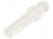 Fiber for LED; Ø3mm; L: 9.5mm; round; Front: convex; straight; PLP1 BIVAR