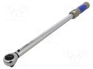 Wrench; torque; 520mm; 65÷335Nm; Mounting: 1/2" square IRIMO