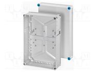 Enclosure: multipurpose; X: 300mm; Y: 450mm; Z: 170mm; polycarbonate HENSEL