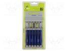 Kit: screwdrivers; precision; Phillips,slot; 6pcs. IRIMO