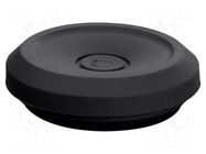 Grommet; elastomer thermoplastic TPE; black; -25÷35°C; 12÷24mm HENSEL