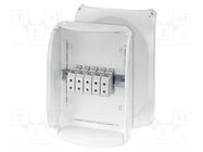 Enclosure: junction box; X: 255mm; Y: 355mm; Z: 122mm; IP66; grey HENSEL