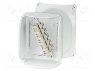 Enclosure: junction box; X: 205mm; Y: 255mm; Z: 112mm; IP66,IP67 HENSEL