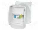 Enclosure: junction box; X: 255mm; Y: 355mm; Z: 122mm; IP66,IP67 HENSEL