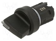 Switch: rotary; 22mm; Stabl.pos: 1; black; yes; IP66,IP67,IP69K SIEMENS