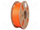Filament: PLA; 1.75mm; orange; 190÷220°C; 1kg GEMBIRD
