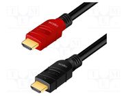 Cable; HDCP 2.2,HDMI 2.0,High Speed + Ethernet Premium; 15m LOGILINK