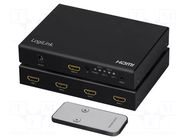 Splitter; HDCP 2.2,HDMI 2.0; 3D,4K,DDC,HDCP,HDR,LPCM,UHD 2160p LOGILINK