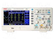 Oscilloscope: digital; Ch: 2; 150MHz; 500Msps; 64kpts; 2n÷50s/div UNI-T