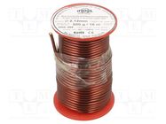 Coil wire; single coated enamelled; 2.1mm; 0.5kg; -65÷200°C INDEL
